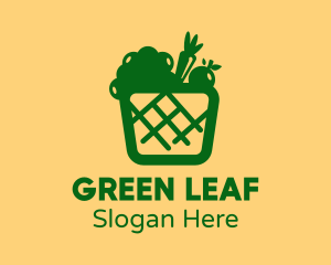 Green Vegetable Basket logo