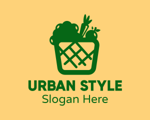 Green Vegetable Basket logo