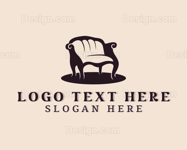 Interior Couch Furniture Logo