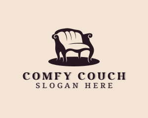 Interior Couch Furniture  logo design