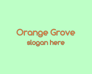 Modern Round Orange logo design