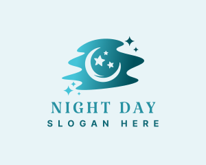 Night Sky Moonlight logo design