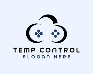 Game Controller Cloud logo design