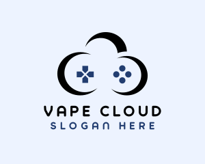 Game Controller Cloud logo design