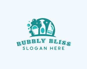 Bubble Cleaning Products logo design