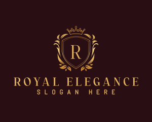 Premium Royal Shield logo design