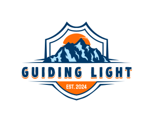 Mountain Adventure Campsite logo design