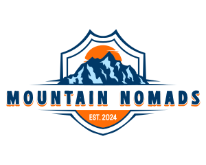 Mountain Adventure Campsite logo design