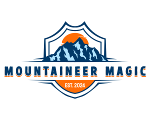 Mountain Adventure Campsite logo design