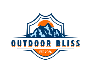 Mountain Adventure Campsite logo design