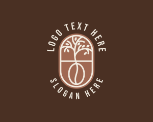 Brew - Coffee Bean Tree logo design