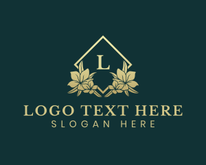 Elegant Botanical Flower logo