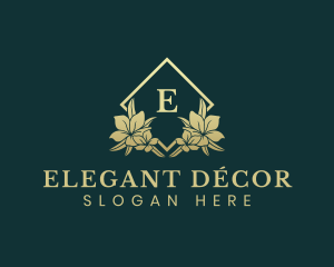 Elegant Botanical Flower logo design