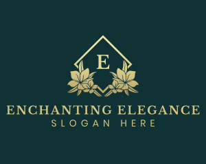 Elegant Botanical Flower logo design