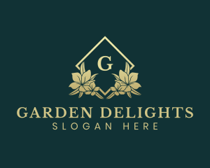 Elegant Botanical Flower logo design