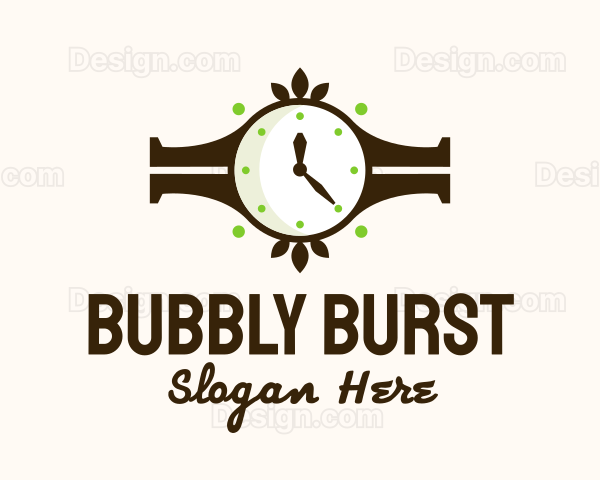 Wall Clock Decoration Logo