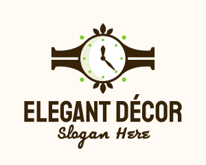 Wall Clock Decoration logo design