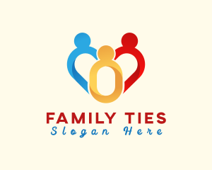 Family Heart Foundation logo design