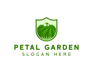 Garden Landscaping Field logo design