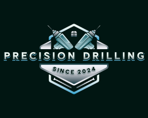 Builder Construction Drill logo design