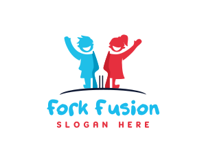 Children Fork Welfare logo design