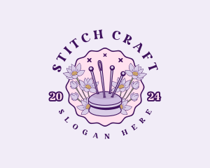 Floral Needle Cushion logo