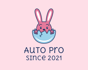 Baby Easter Rabbit Egg  logo