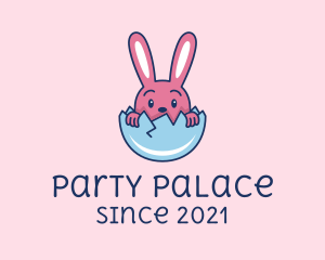 Baby Easter Rabbit Egg  logo design