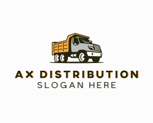 Cargo Dump Truck logo design