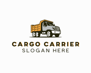 Cargo Dump Truck logo design