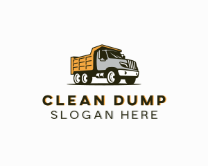 Cargo Dump Truck logo design