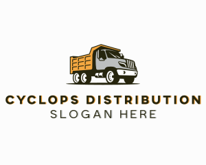 Cargo Dump Truck logo design