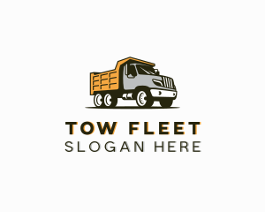 Cargo Dump Truck logo design