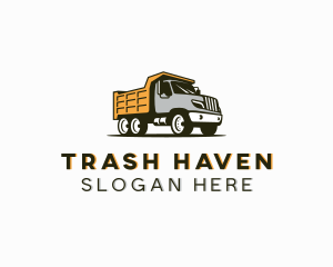 Cargo Dump Truck logo design