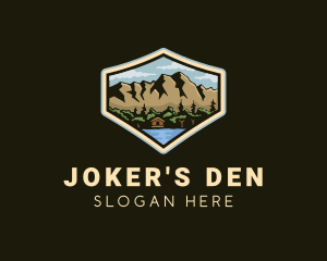 Outdoor Cabin Lodge logo design