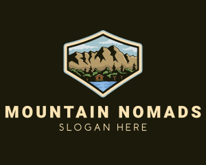 Outdoor Cabin Lodge logo design