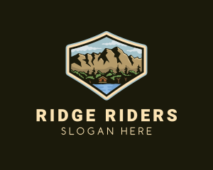 Outdoor Cabin Lodge logo design