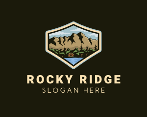 Outdoor Cabin Lodge logo design