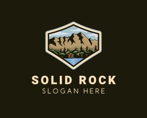 Outdoor Cabin Lodge logo design