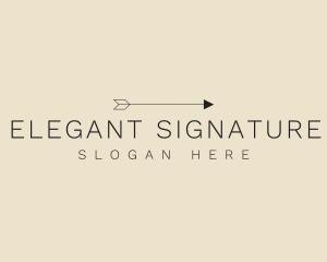 Elegant Arrow Business logo design