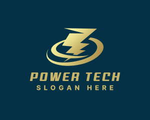 Electric Power Thunderbolt Logo