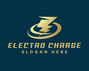 Electric Power Thunderbolt logo design