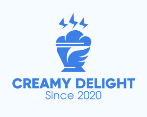 Blue Cloudy Ice Cream logo