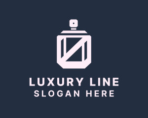 Pink Luxury Perfume logo design