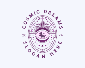 Eye Cosmic Astrology logo design