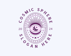 Eye Cosmic Astrology logo design