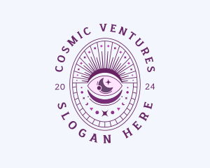 Eye Cosmic Astrology logo design