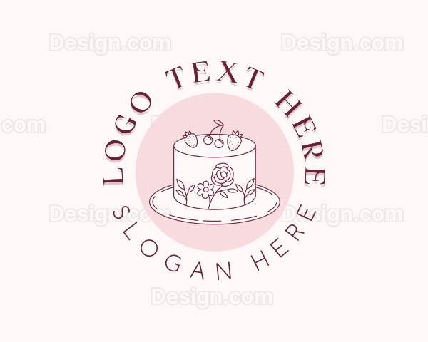 Sweet Baking Cake Logo