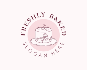 Sweet Baking Cake logo design