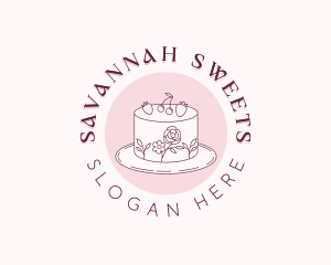 Sweet Baking Cake logo design